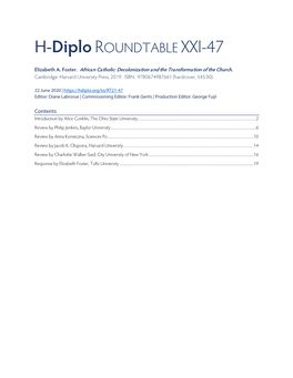H-Diplo ROUNDTABLE XXI-47