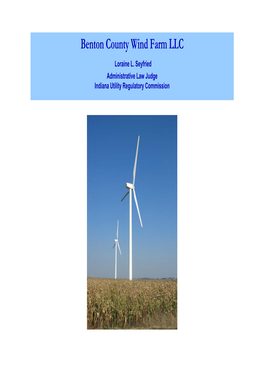 Benton County Wind Farm LLC Loraine L