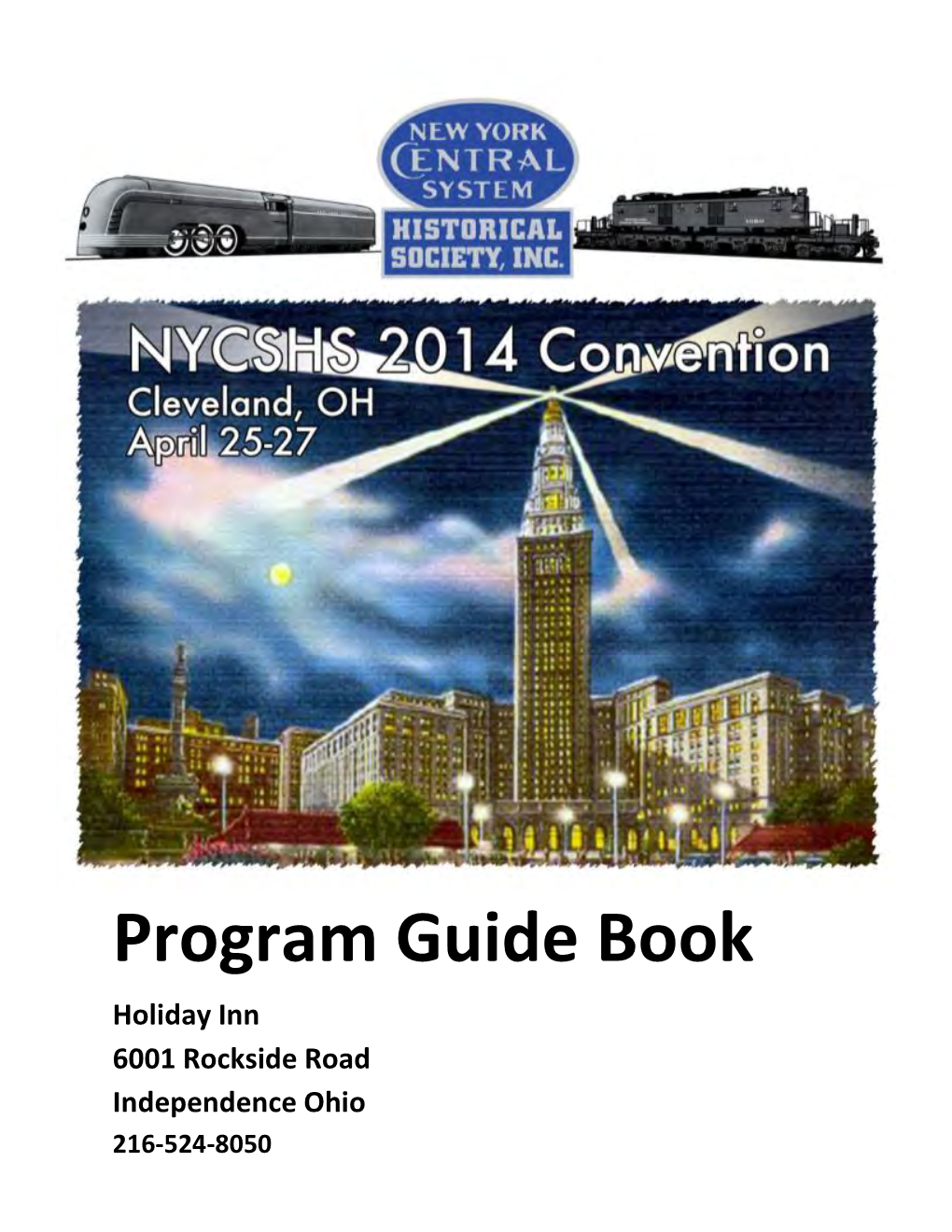 Program Guide Book Holiday Inn 6001 Rockside Road Independence Ohio