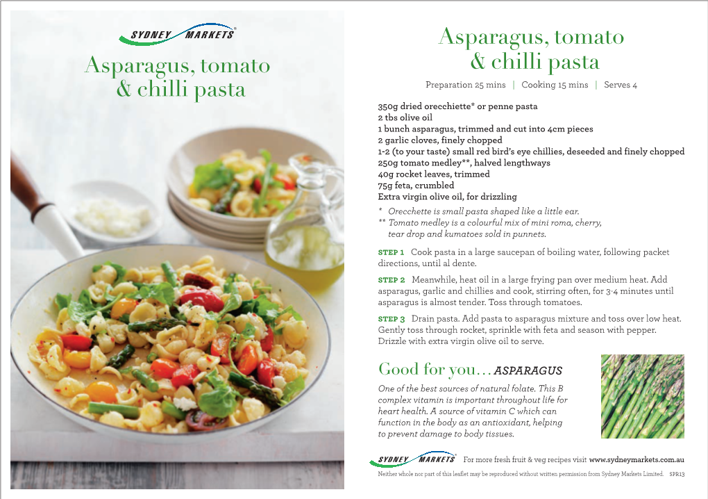 Asparagus, Tomato