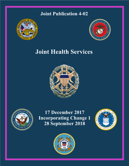 JP 4-02, Joint Health Services