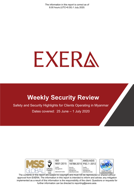 Weekly Security Review