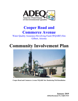 Community Involvement Plan