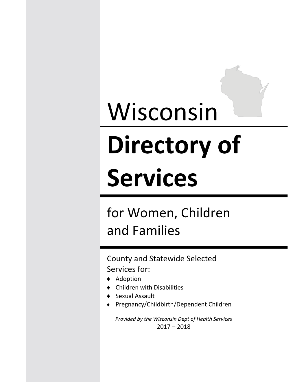 Directory of Services for Women, Children and Families