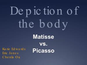 Comparison of Matisse and Picasso's Treatment of the Human Body