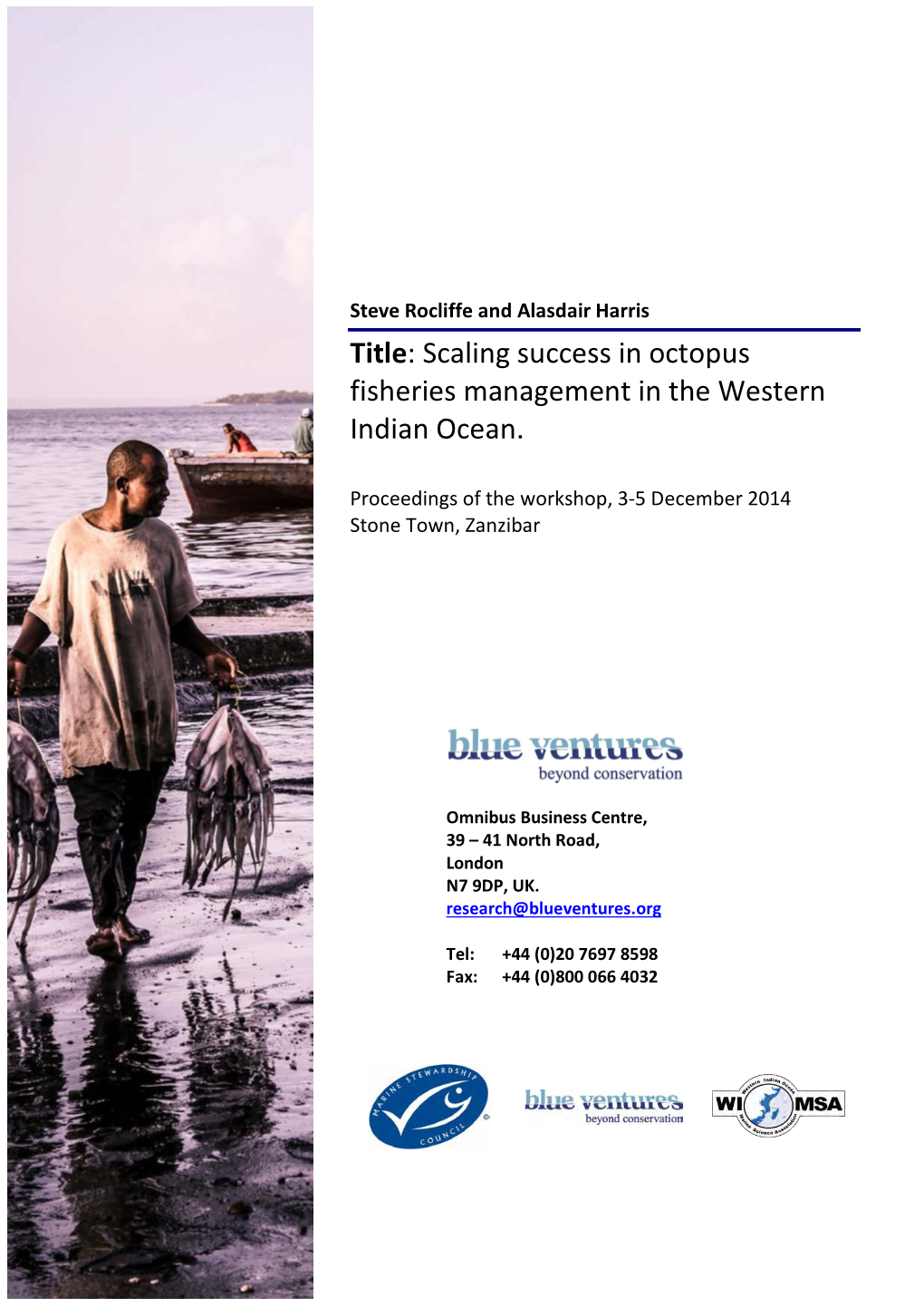 Scaling Success in Octopus Fisheries Management in the Western Indian Ocean