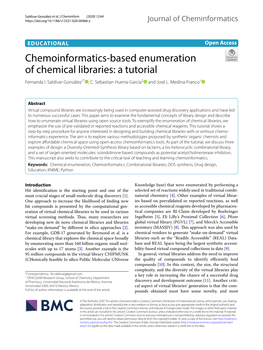 Chemoinformatics-Based Enumeration of Chemical Libraries