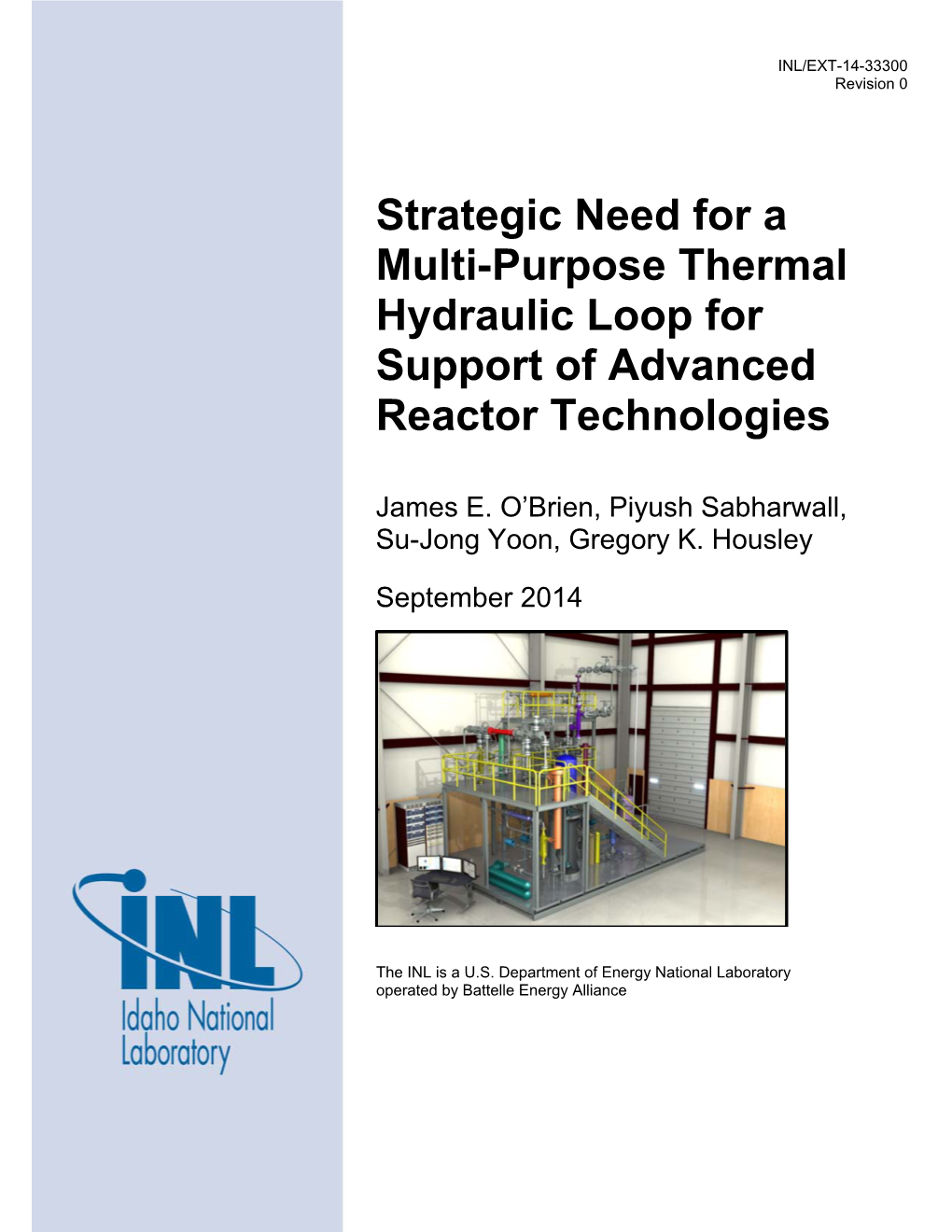 Strategic Need for a Multi-Purpose Thermal Hydraulic Loop for Support of Advanced Reactor Technologies