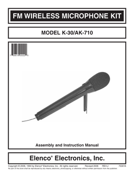 Fm Wireless Microphone Kit