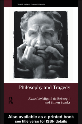 Philosophy and Tragedy