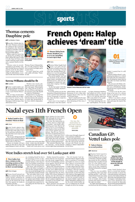 French Open: Halep Achieves 'Dream' Title