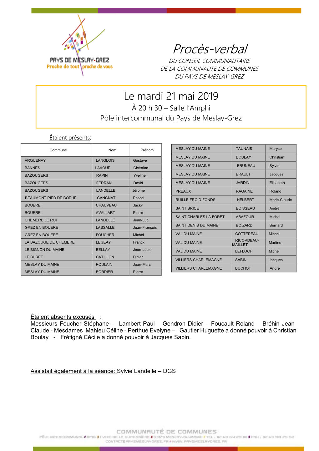 Procès Verbal Conseil Du 21 Mai 2019.Pdf