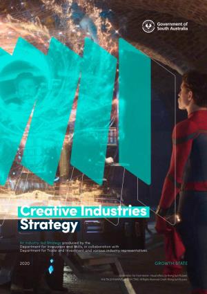 Download the Creative Industries Strategy