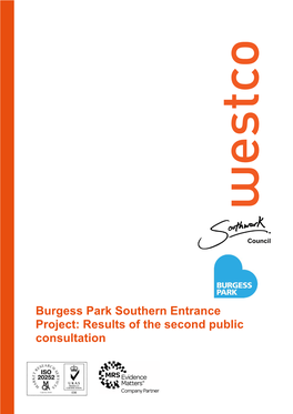 Burgess Park Southern Entrance Project: Results of the Second Public Consultation