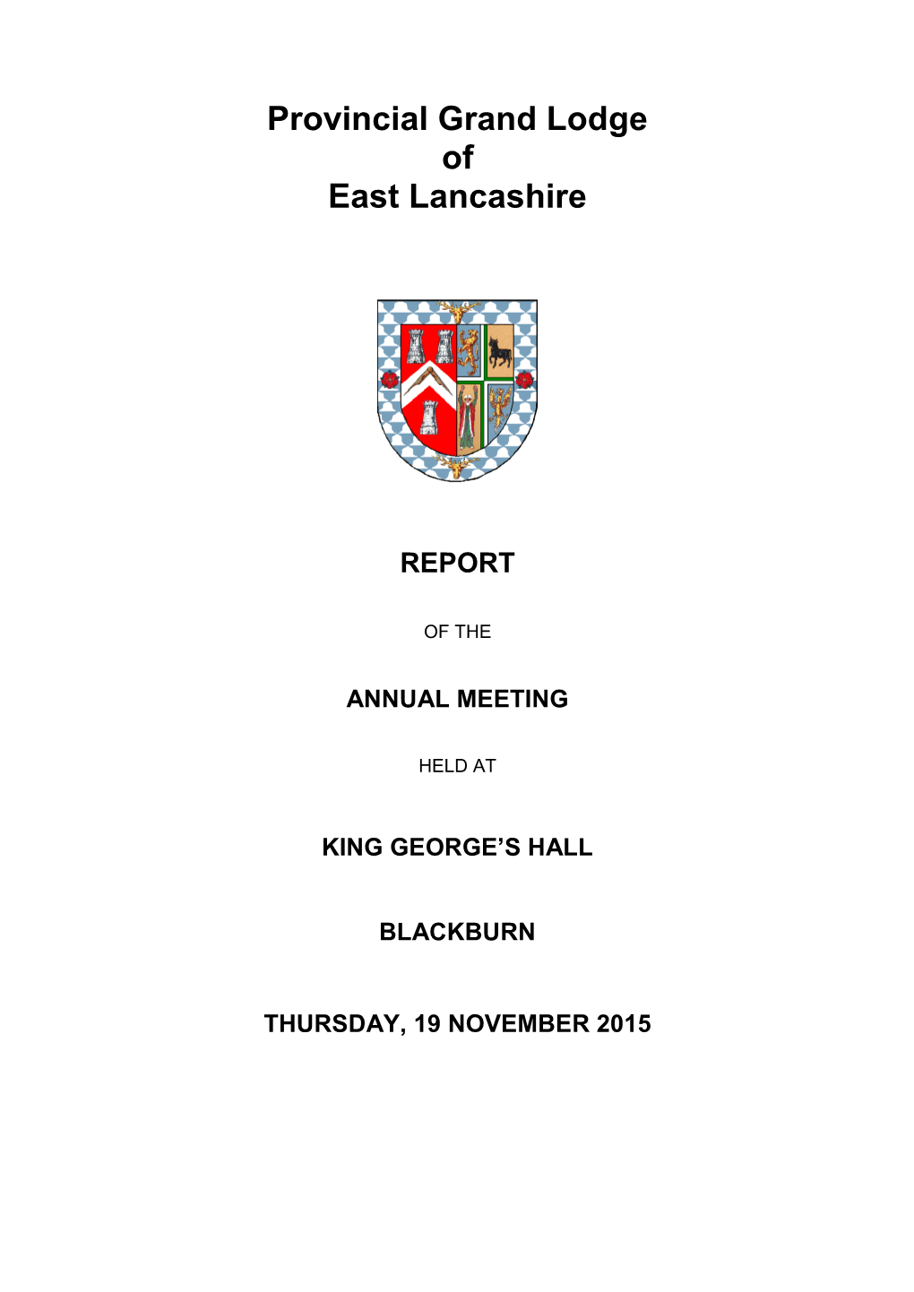 Provincial Grand Lodge of East Lancashire