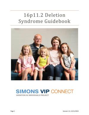 16P11.2 Deletion Syndrome Guidebook