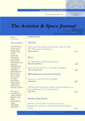 The Aviation & Space Journal Year XV N°4 Oct