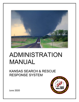 Kansas Search and Rescue Administration Manual