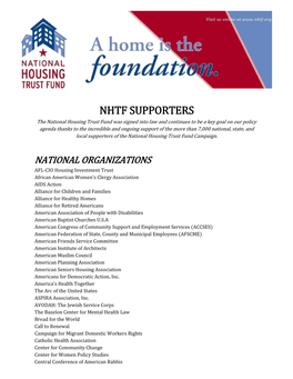 Nhtf Supporters