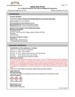 Safety Data Sheet Acc