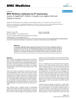 BMC Medicine Biomed Central