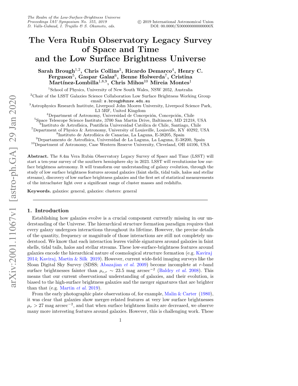 Arxiv:2001.11067V1 [Astro-Ph.GA] 29 Jan 2020 Than That (E.G