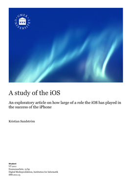 A Study of the Ios