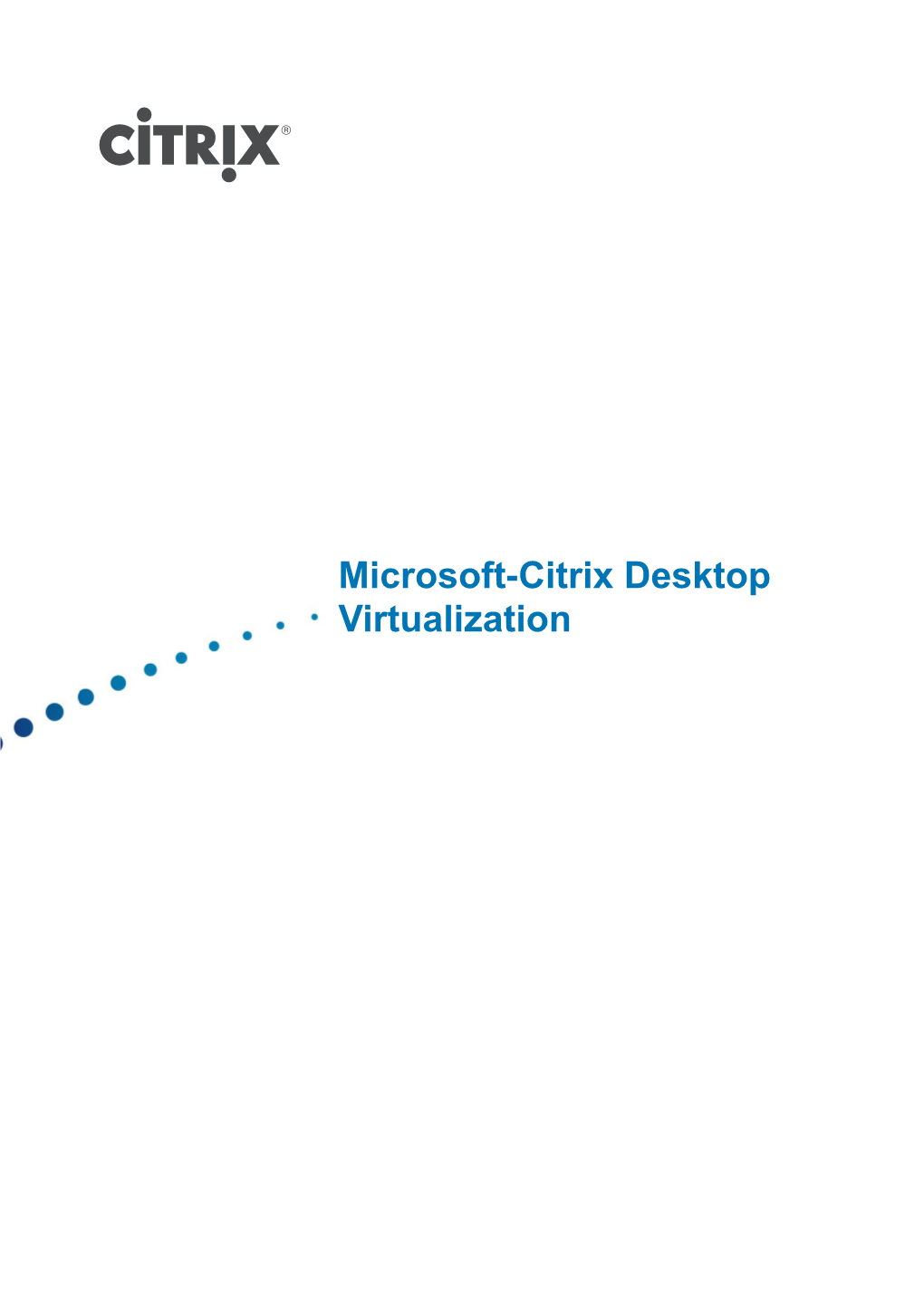 Microsoft-Citrix Desktop Virtualization