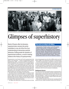 Glimpses of Superhistory