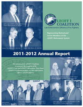 LEOFF I Coalition 2011-2012 Annual Report