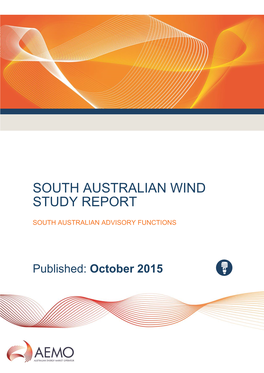 South Australian Wind Study Report