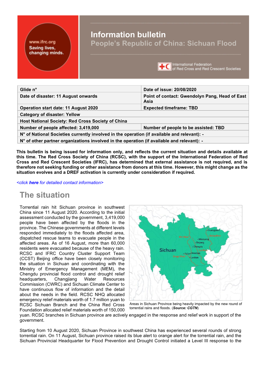 The Situation Information Bulletin