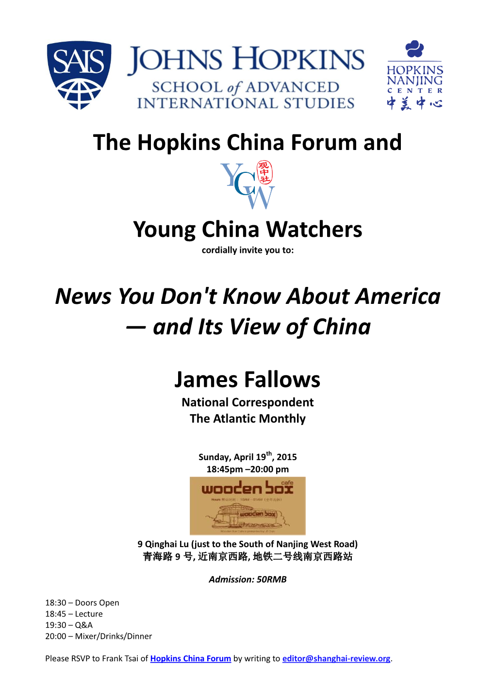 And Its View of China James Fallows