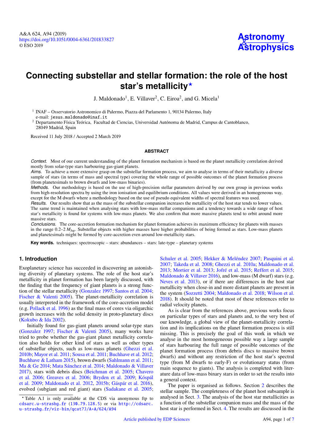 Connecting Substellar and Stellar Formation: the Role of the Host Star's