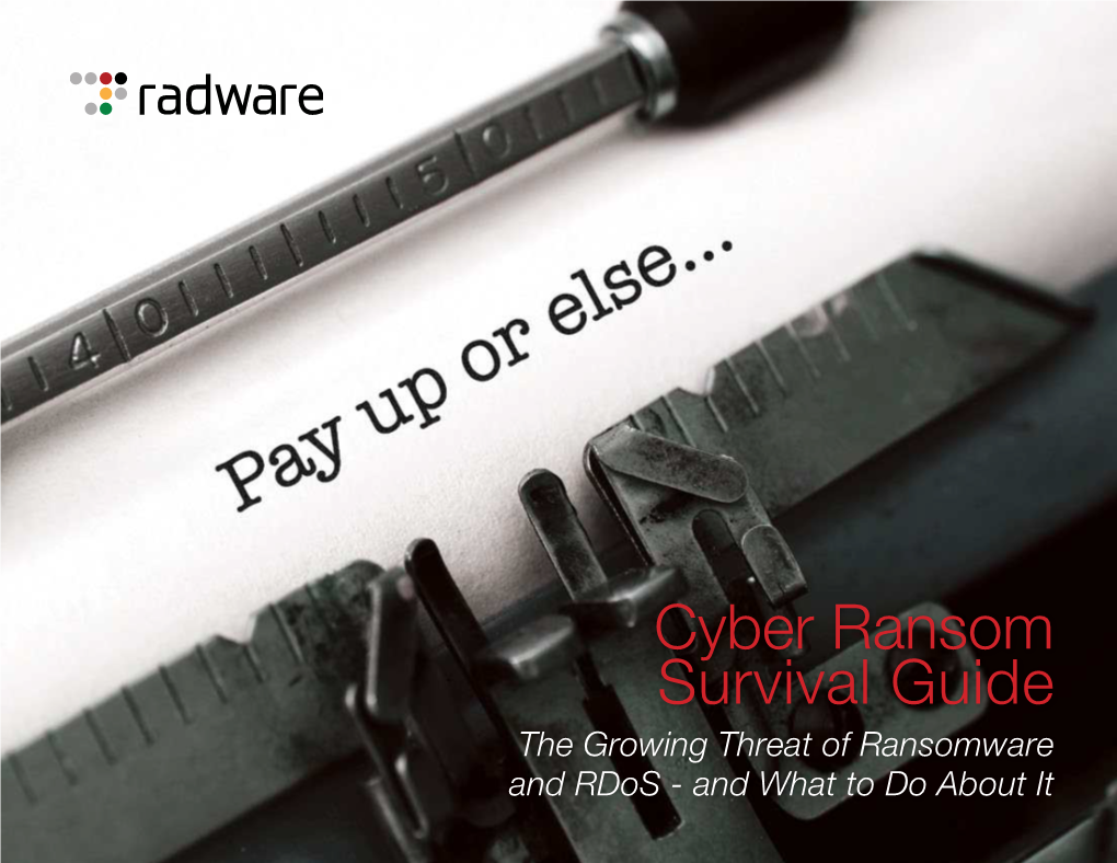 Cyber Ransom Survival Guide