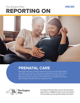 Reporting on Prenatal Care April 2021