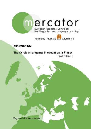 Corsican Language in Education in France