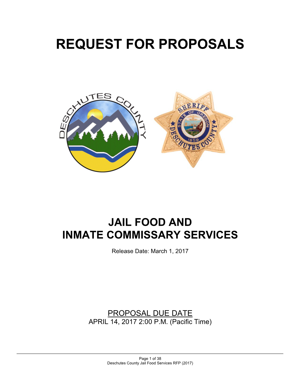 Food Services RFP (2017)