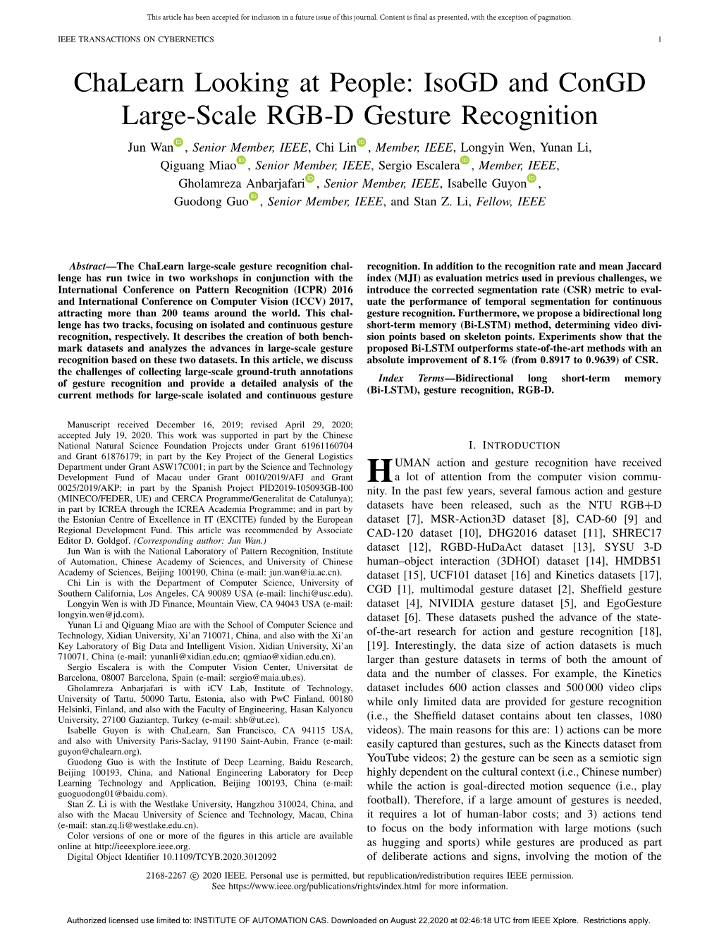Isogd and Congd Large-Scale RGB-D Gesture Recognition