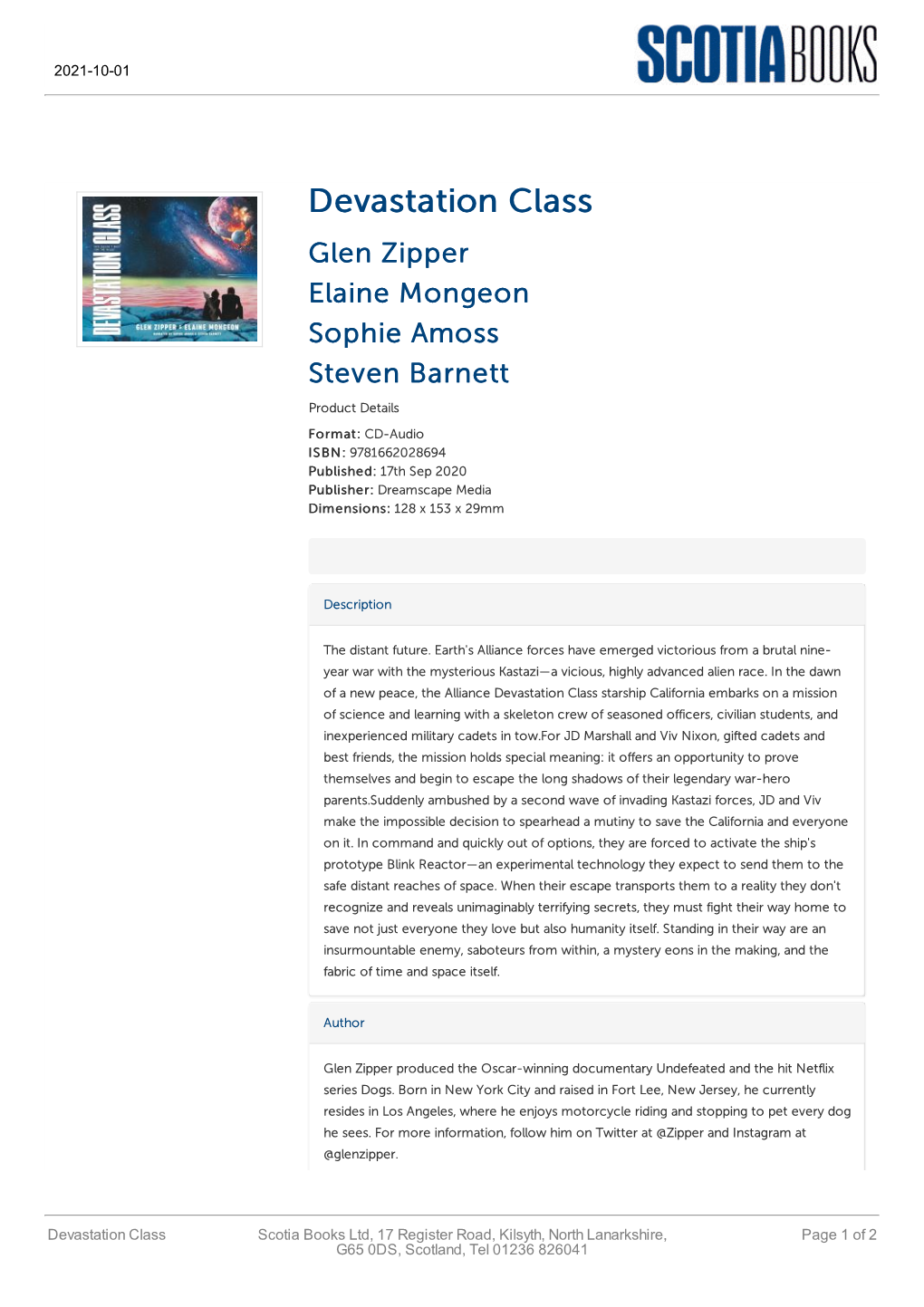 Devastation Class