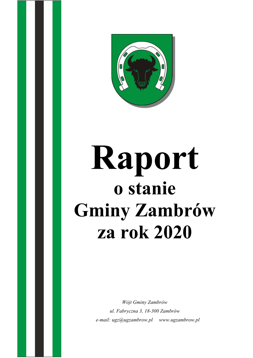 Raport O Stanie Gminy Zambrów Za Rok 2020
