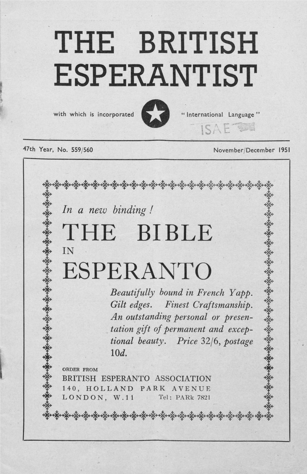 The British Esperantist