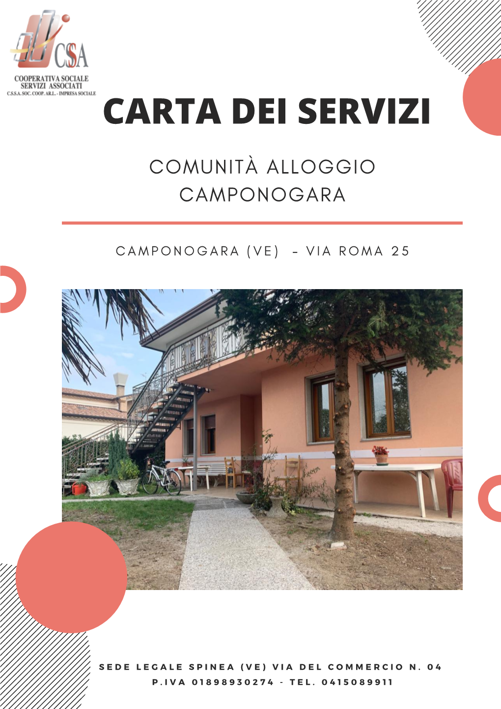 Carta Dei Servizi Comunità Alloggio Camponogara