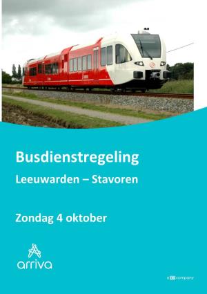 Busdienstregeling Leeuwarden – Stavoren