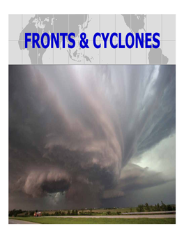 Fronts & Cyclones