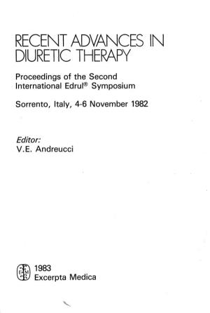 Diuretic Therapy