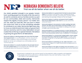 Nebraska Democrats Believe