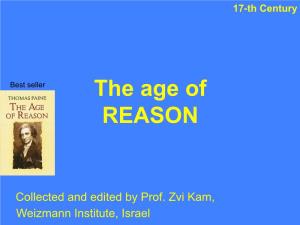 The Age of REASON