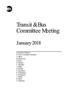 Transit & Bus Committee Meeting