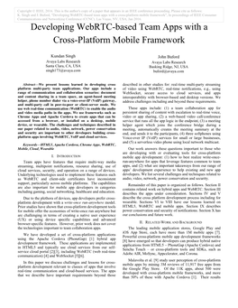 Cross Platform Communication Apps